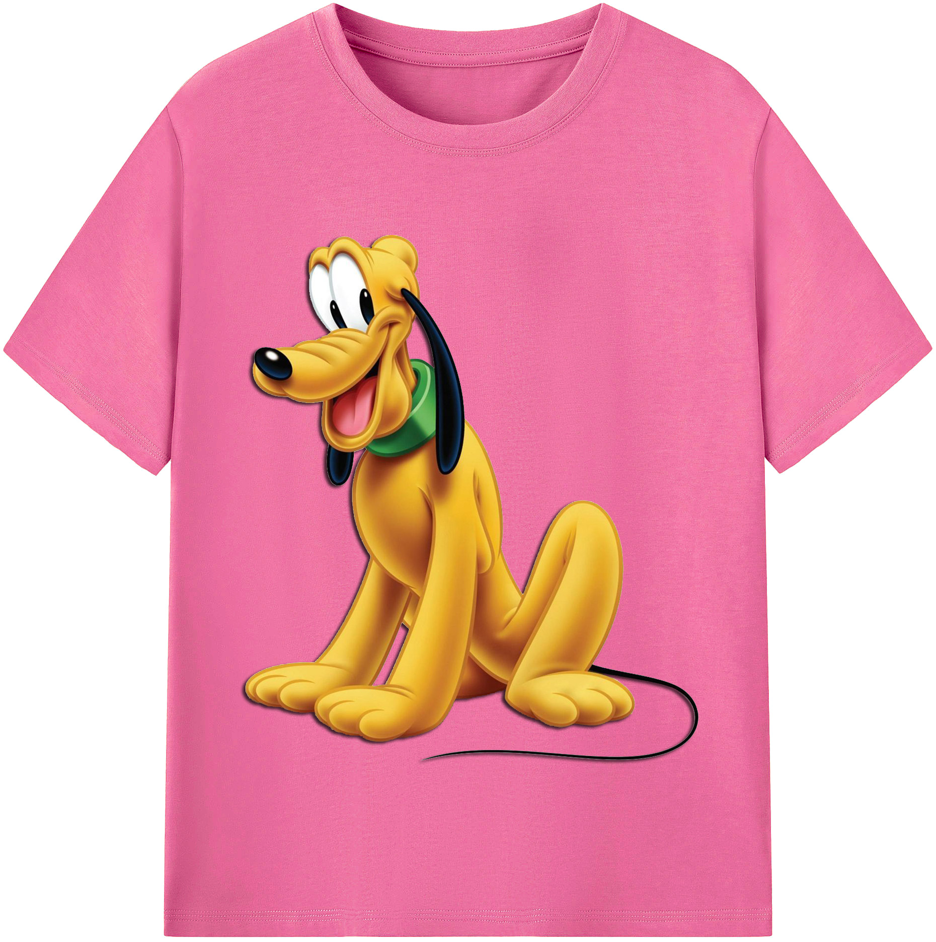 （画像用） ミッキーマウス Mickey Mouse レディースカジュアルプリントTシャツ（綿100％）